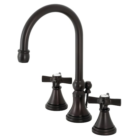KS2985ZX Millennium Widespread Bathroom Faucet W/ Brass Pop-Up, Bronze